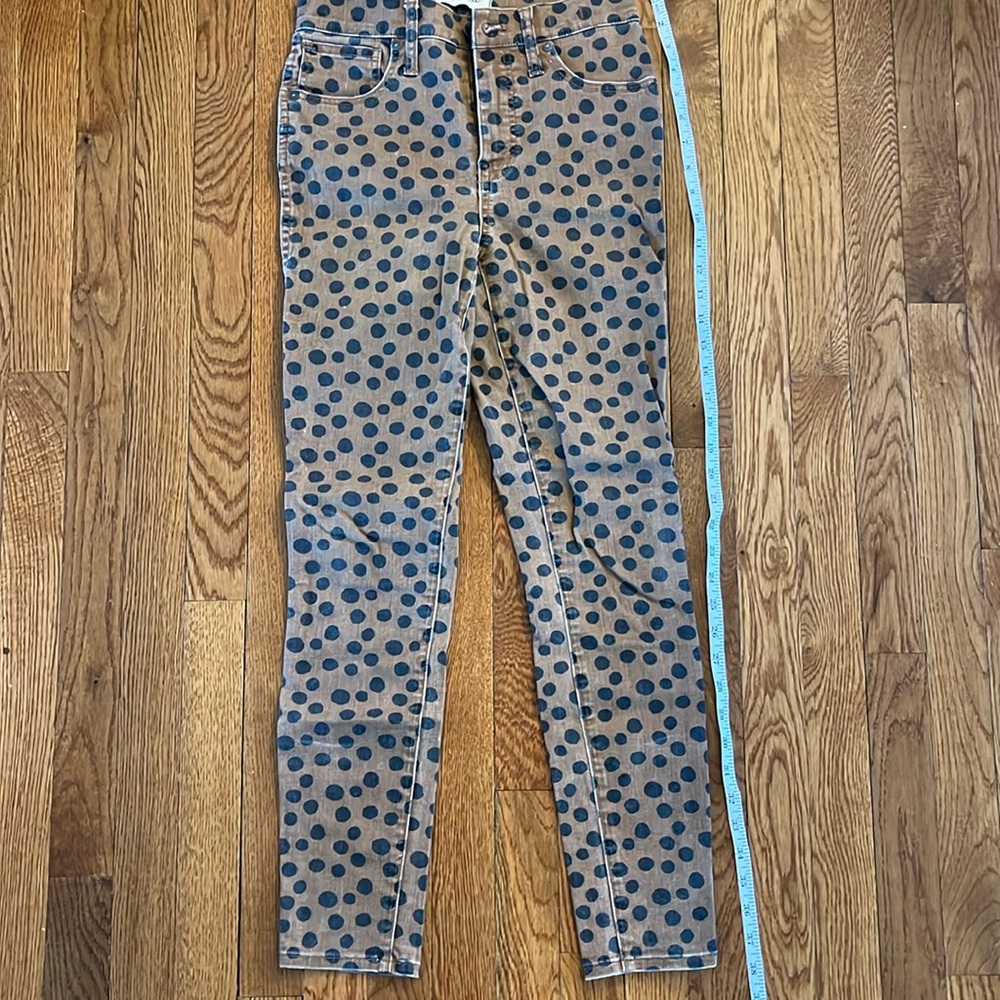 Madewell black polka dot pants